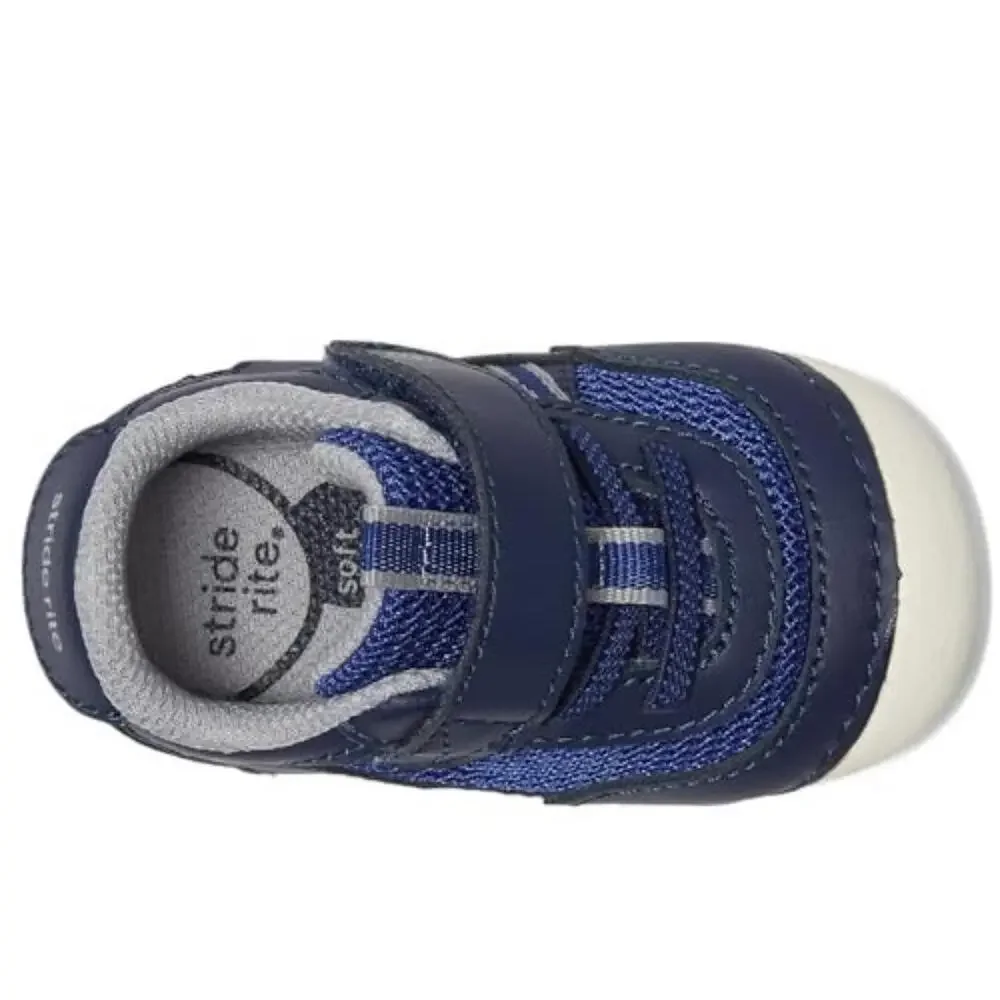 Stride Rite Sm Apollo BB038301 Sneaker Toddler US 3 M Blue Casual Shoes HTAT1526